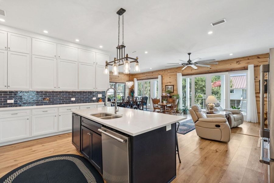 Furnished interior view inside a new home in , Folly Beach (Image 50).