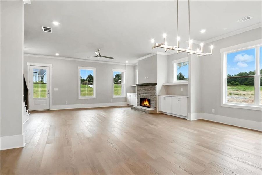 Spacious, unfurnished interior of a new home in Old Town Estates, Dacula (Image 52).