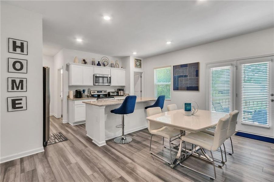 Furnished interior view inside a new home in Bentwater, Hoschton (Image 10).