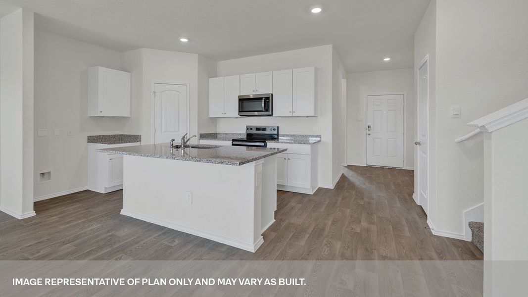 Furnished interior view inside a new home in Arroyo Ranch, Seguin (Image 6).