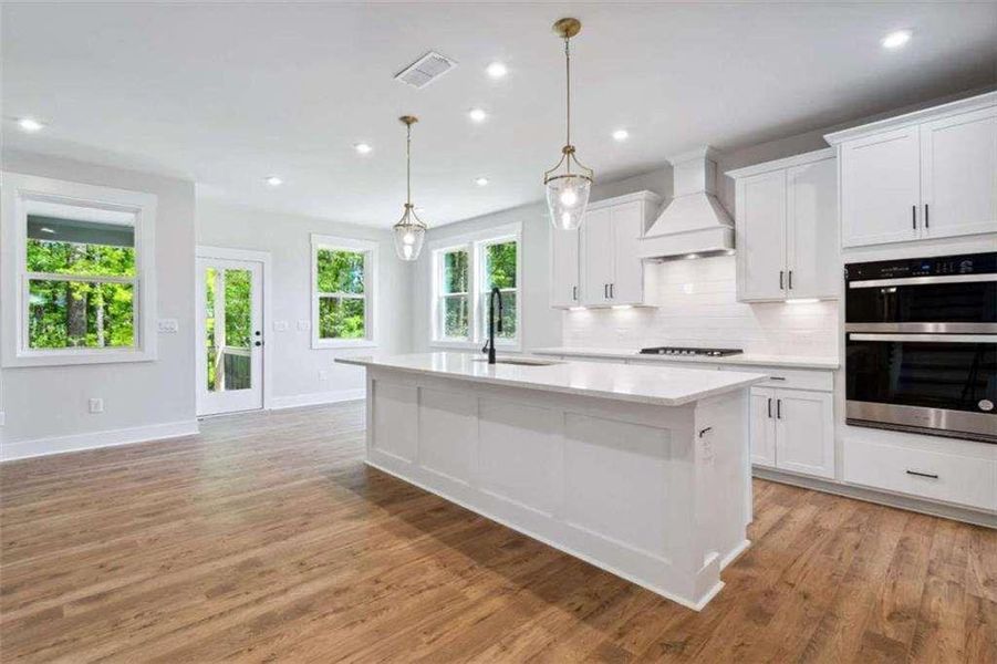 Furnished interior view inside a new home in The Paddocks at Doc Hughes, Buford (Image 12).