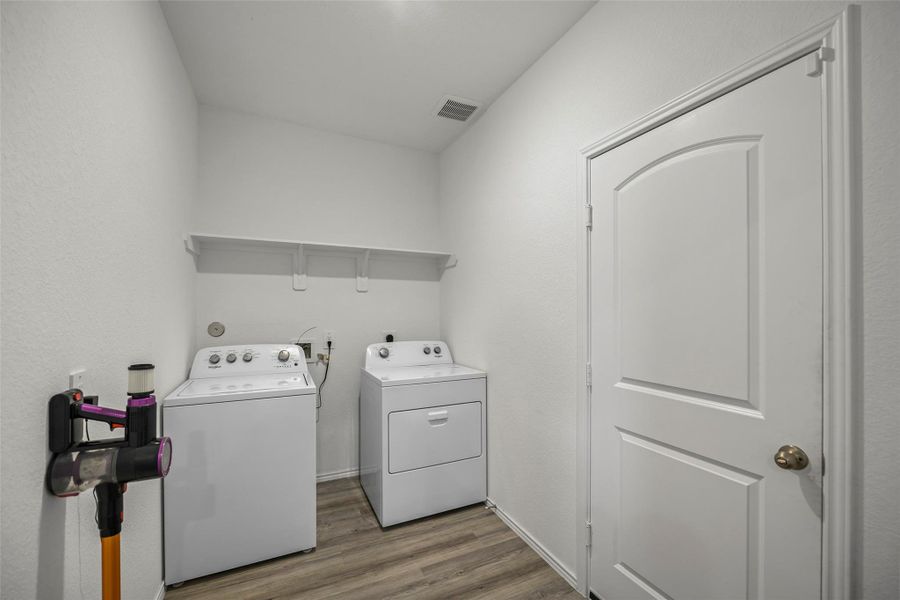 Laundry room conveniently situated off the garage Laundry room conveniently situated off the garage