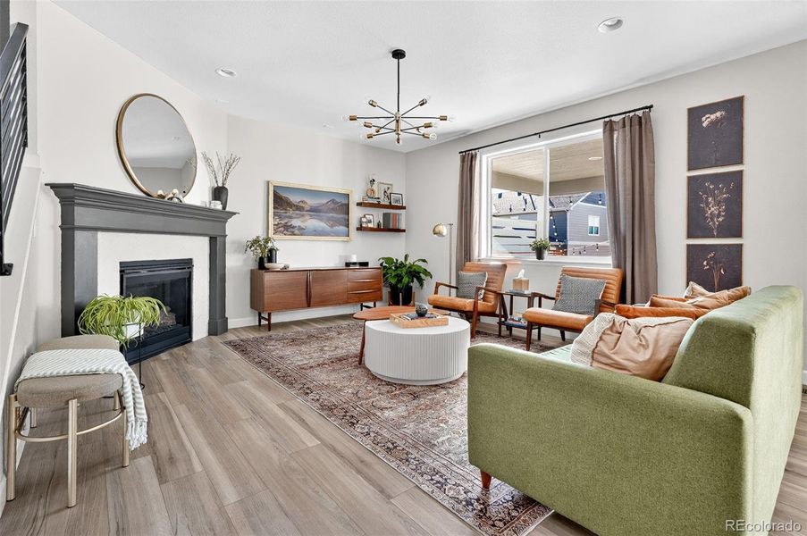 Furnished interior view inside a new home in Colliers Hill, Erie (Image 29). Furnished interior view inside a new home in Colliers Hill, Erie (Image 29).