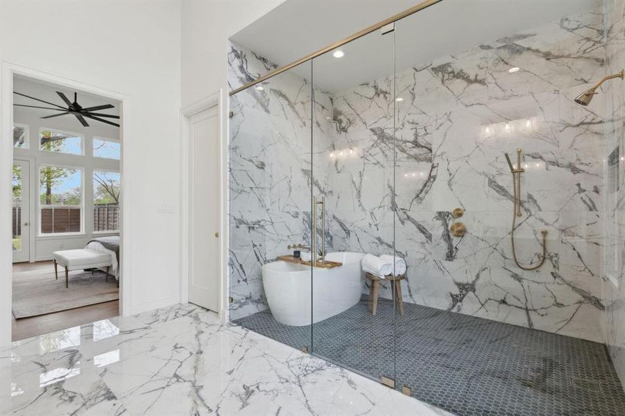 Furnished interior view inside a new home in , Dallas (Image 32).