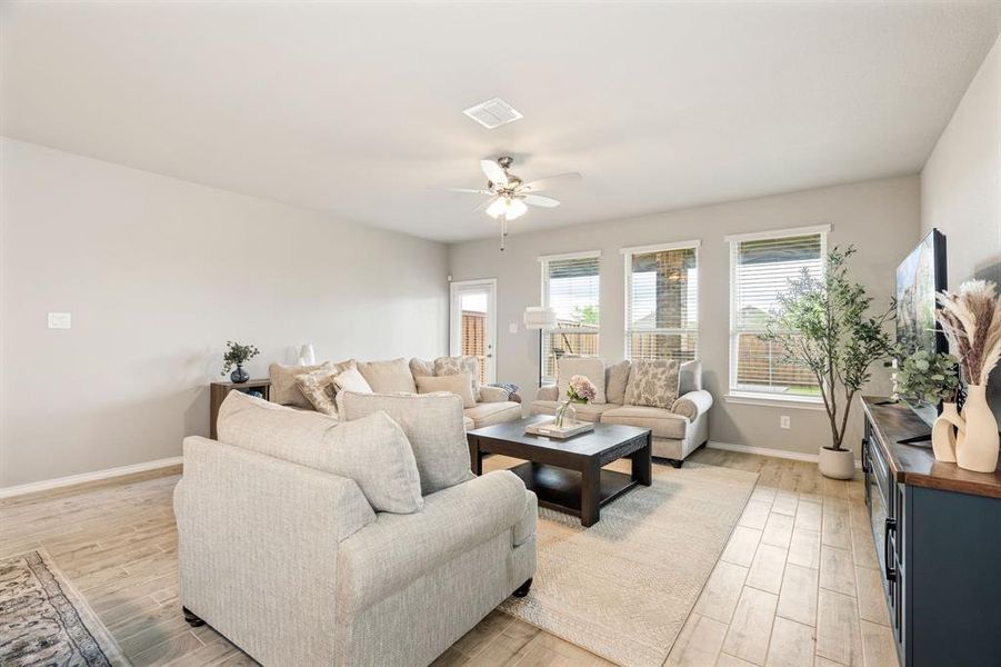 Furnished interior view inside a new home in Redden Farms, Midlothian (Image 28). Furnished interior view inside a new home in Redden Farms, Midlothian (Image 28).