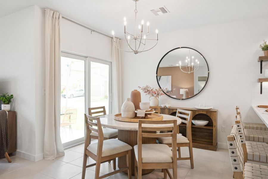 Furnished interior view inside a new home in , Fort Pierce (Image 7).