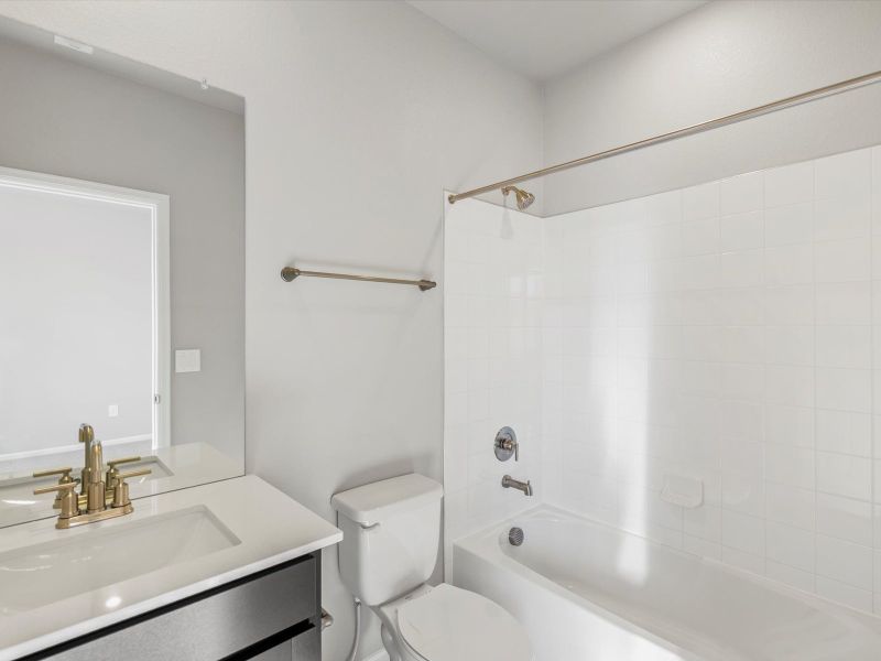 Furnished interior view inside a new home in Poudre Heights: The Alpine Collection, Windsor (Image 6). Furnished interior view inside a new home in Poudre Heights: The Alpine Collection, Windsor (Image 6).