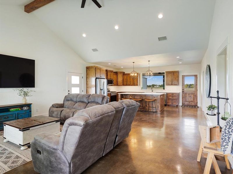 Furnished interior view inside a new home in , Bells (Image 7).