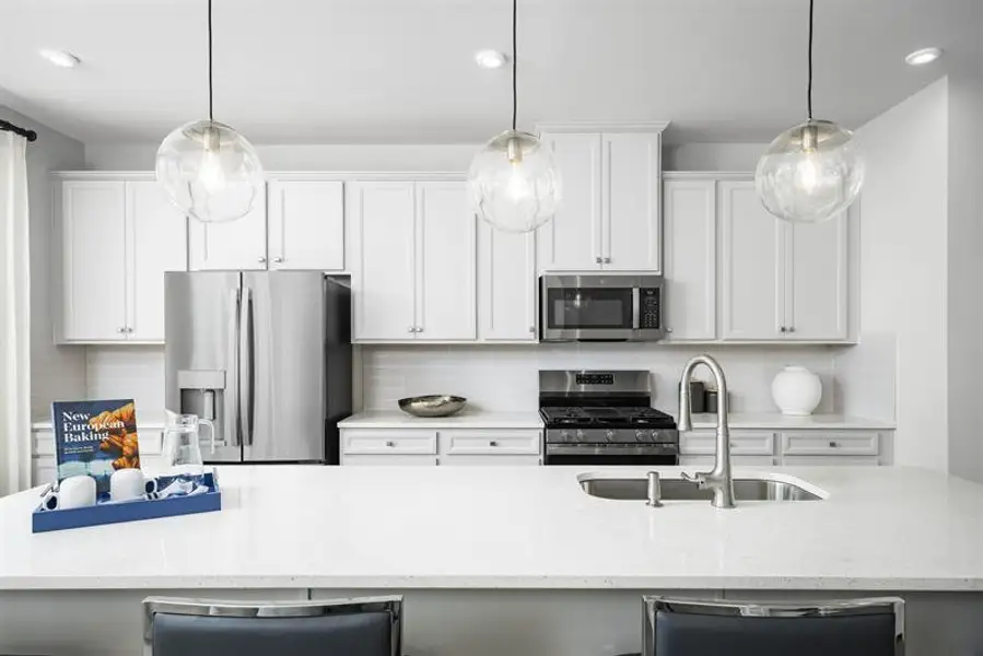 Furnished interior view inside a new home in Moore Farm Townhomes, Indian Trail (Image 3).