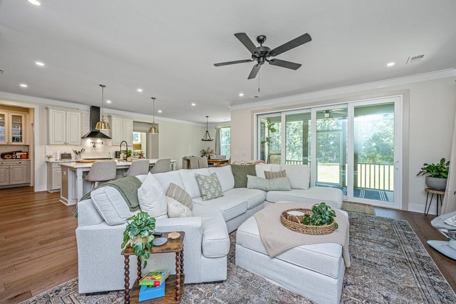Furnished interior view inside a new home in , Awendaw (Image 8).