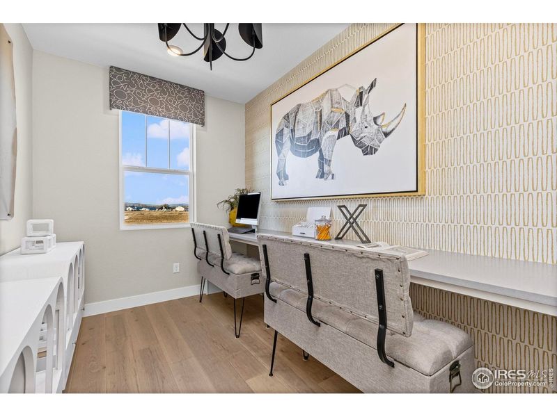 Furnished interior view inside a new home in Farmstead, Berthoud (Image 29).