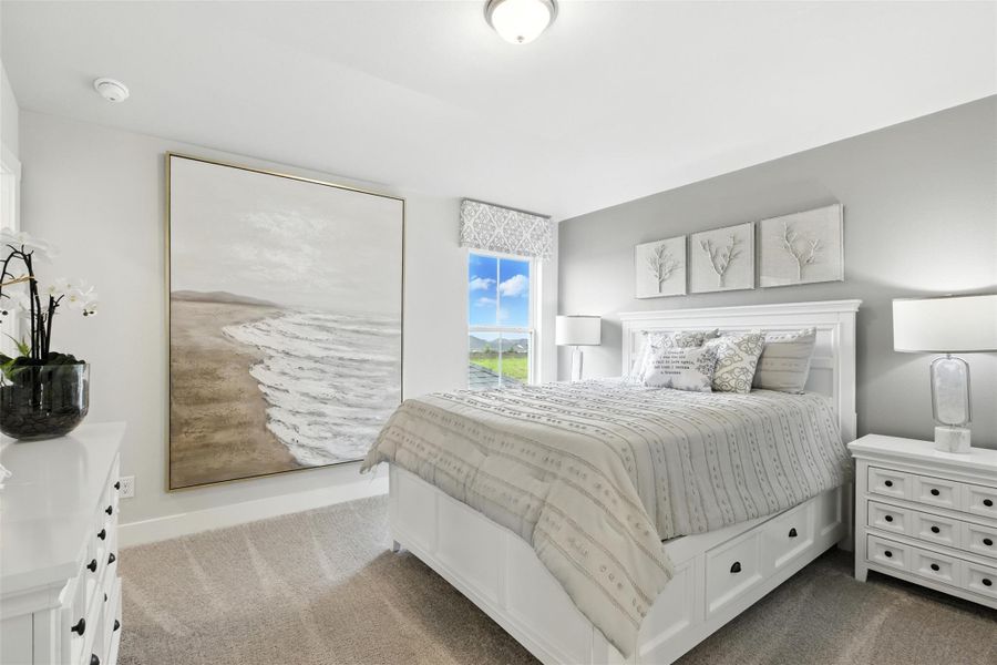 Furnished interior view inside a new home in Enclave at Cele, Pflugerville (Image 16).