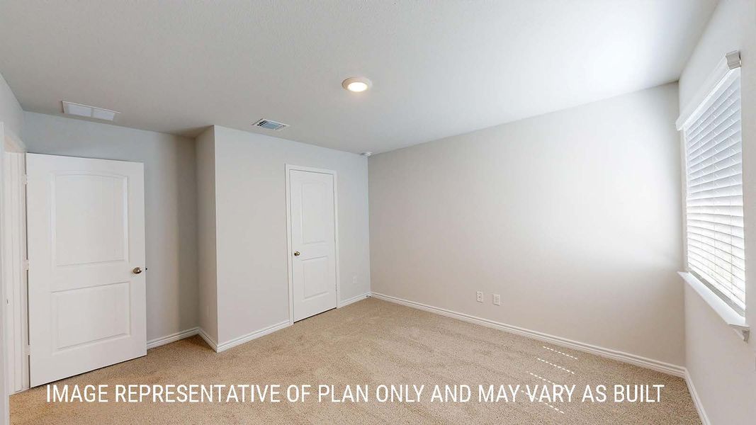 Spacious, unfurnished interior of a new home in Three Creeks - Colt Creek, Belton (Image 22).