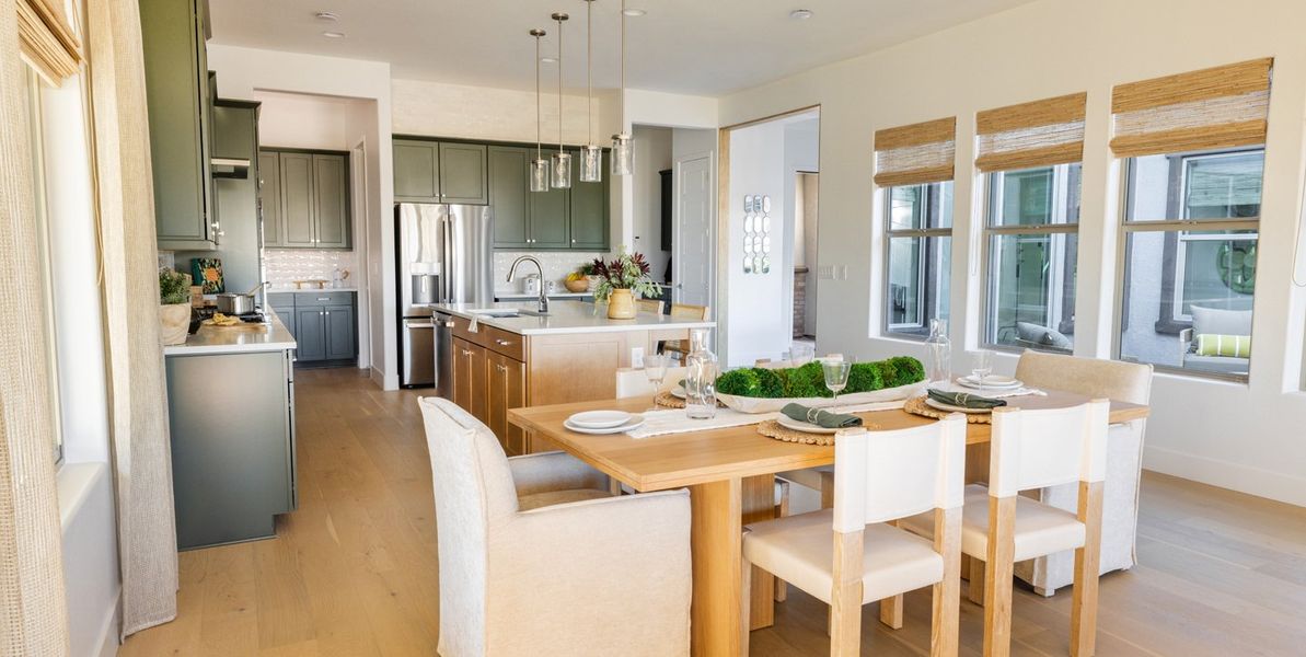 Furnished interior view inside a new home in Overlook at The Dells, Prescott (Image 33).