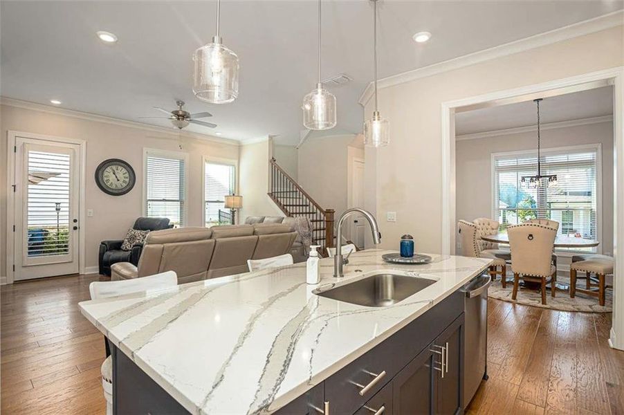 Furnished interior view inside a new home in Idylwilde, Canton (Image 13).