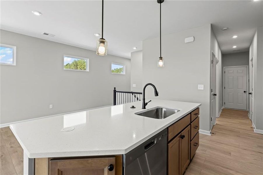 Furnished interior view inside a new home in Villas at Gold Creek, Dawsonville (Image 5).