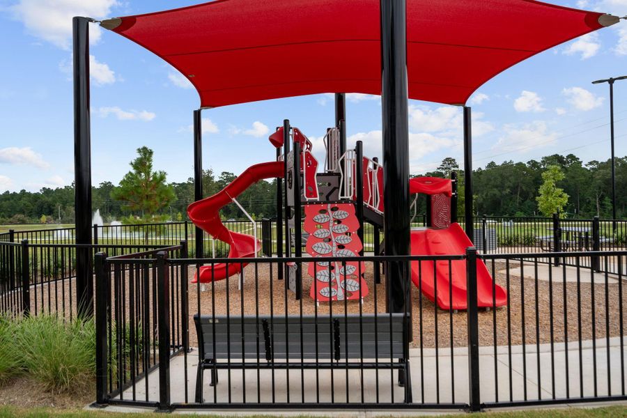 Let the kids play and explore at the community playground!