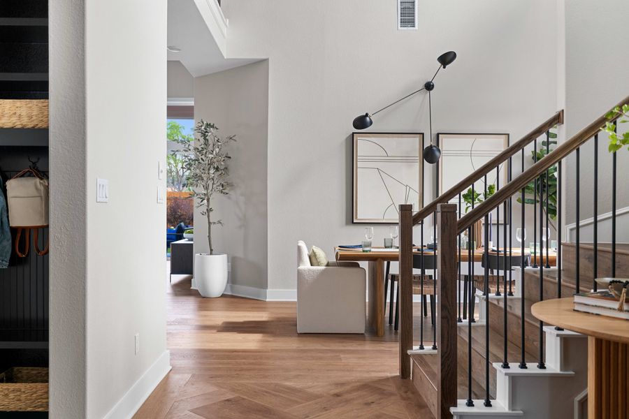 Furnished interior view inside a new home in Heritage, Dripping Springs (Image 29). Furnished interior view inside a new home in Heritage, Dripping Springs (Image 29).