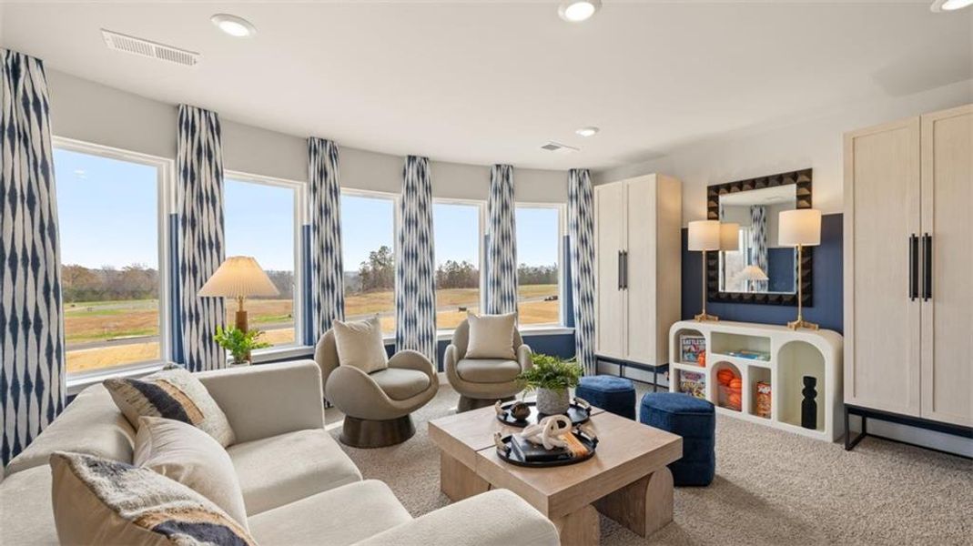 Furnished interior view inside a new home in Evergreen Crossing, Locust Grove (Image 36). Furnished interior view inside a new home in Evergreen Crossing, Locust Grove (Image 36).