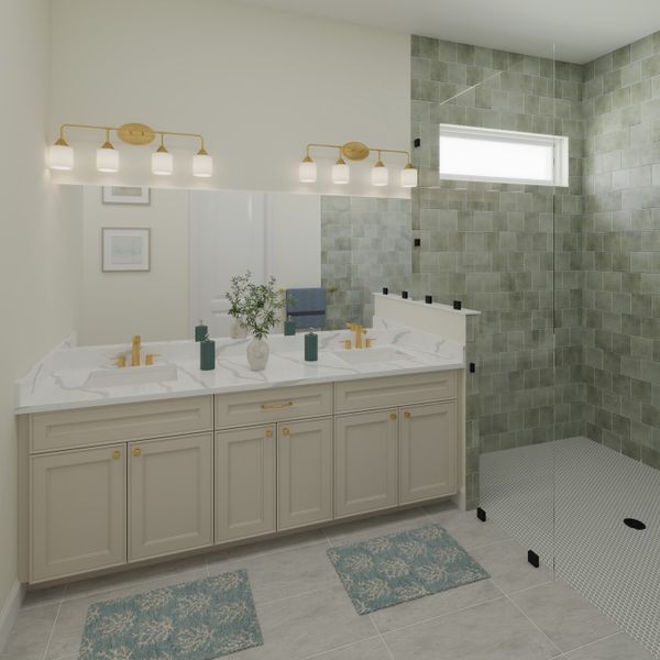 Amelia Owner's Bath Rendering