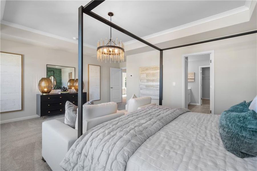 Furnished interior view inside a new home in Abbotts Crossing, Conyers (Image 22).