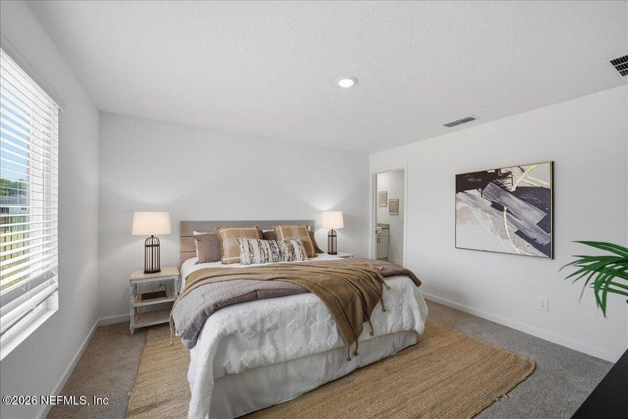 Furnished interior view inside a new home in Azalea Creek, Jacksonville (Image 13).