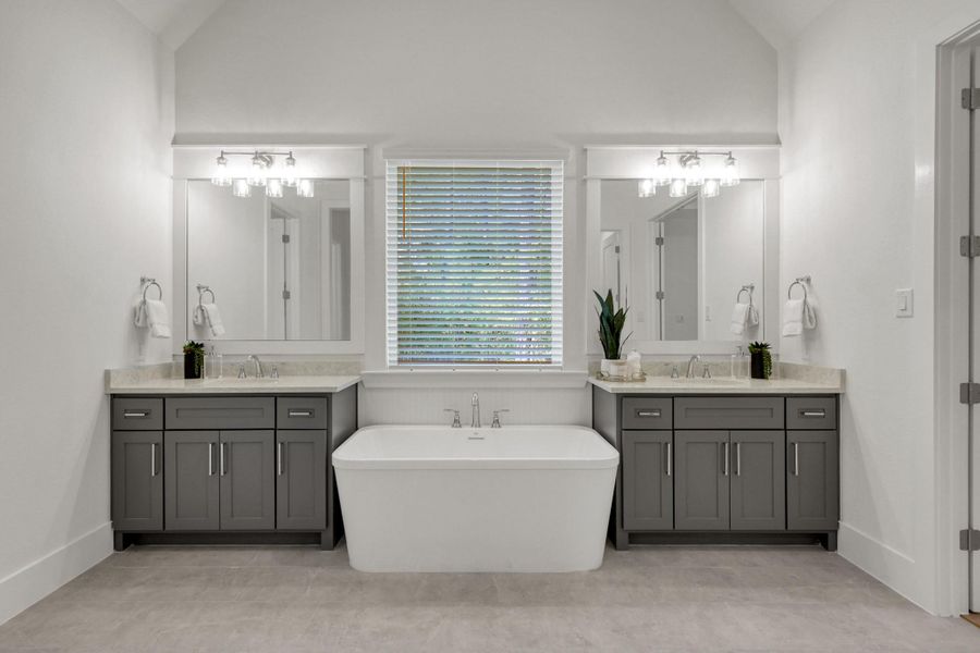 Furnished interior view inside a new home in The Cedars, Plantersville (Image 14).