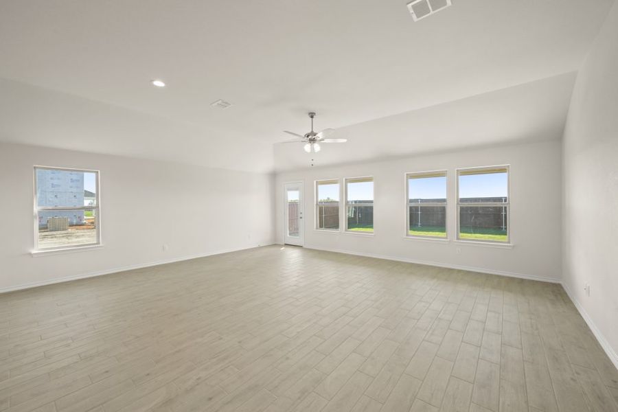 Front exterior of a new home in Myrtle Creek, Waxahachie, TX, highlighting curb appeal (Image 13). Front exterior of a new home in Myrtle Creek, Waxahachie, TX, highlighting curb appeal (Image 13).