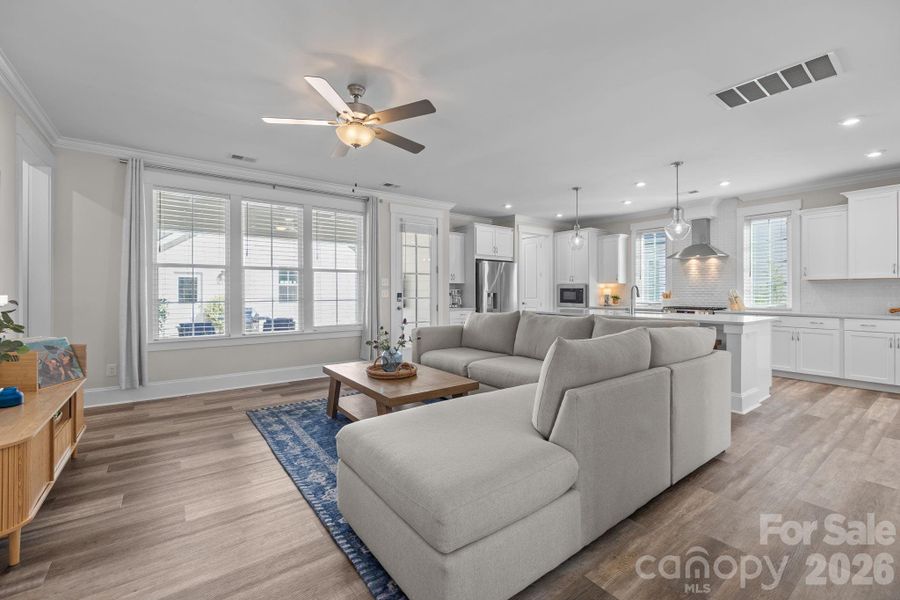Furnished interior view inside a new home in Riverwalk, Rock Hill (Image 18).