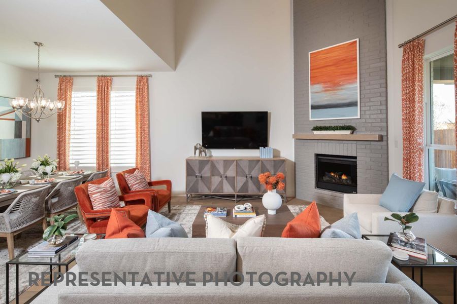 Furnished interior view inside a new home in Jordan Ranch, Fulshear (Image 7).