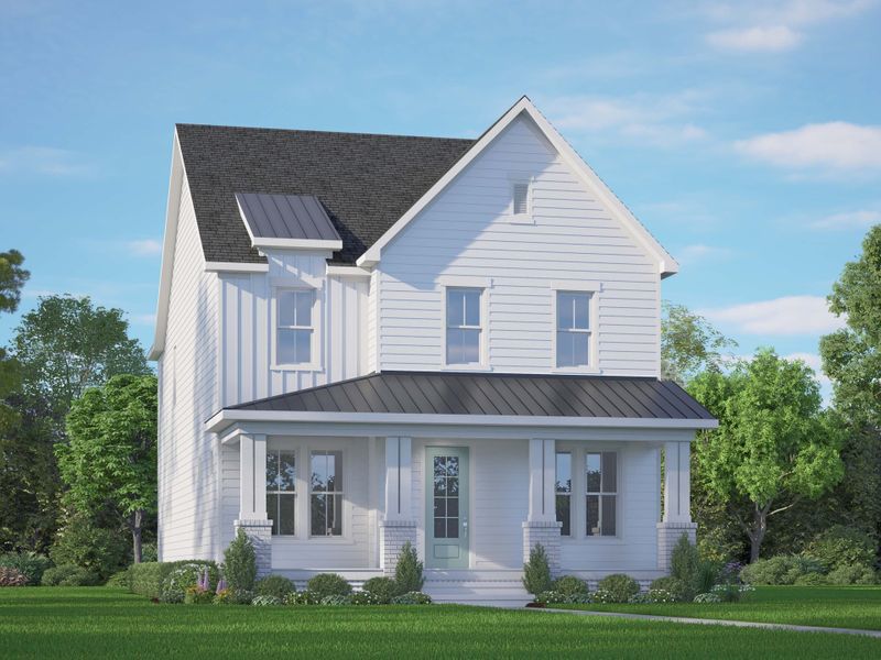 Representative exterior photo of a completed home built from the The Berkley by RobuckHomes in East & Mason, Wilmington, NC (Image 26).