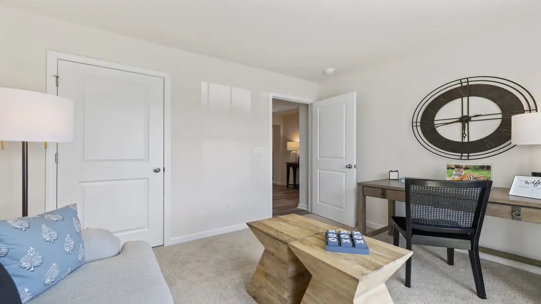 Furnished interior view inside a new home in Waverly Station, Greenwood (Image 9).