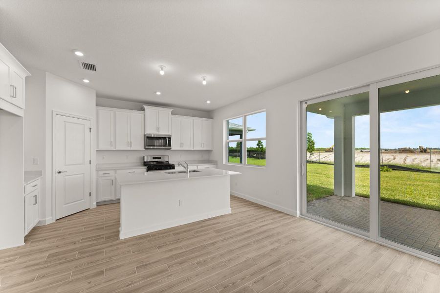 Furnished interior view inside a new home in Tradition - Cadence, Port St. Lucie (Image 8).