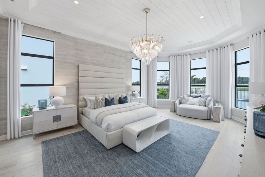 Furnished interior view inside a new home in Amara, Lake Worth (Image 8). Furnished interior view inside a new home in Amara, Lake Worth (Image 8).