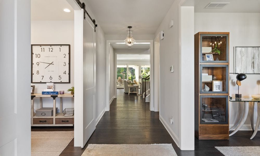 Representative furnished interior of a home built from the Tiburon II by Classica Homes in McLean - Waterfront, Clover (Image 26).
