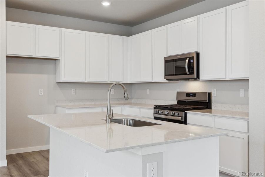 Furnished interior view inside a new home in Paired Homes at Alder Creek, Parker (Image 8).