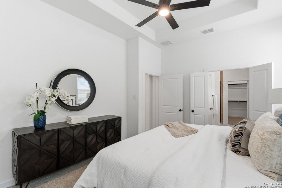 Furnished interior view inside a new home in The Crossvine, Schertz (Image 4).