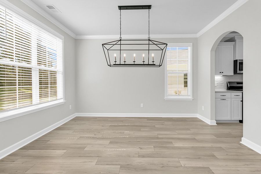 Spacious, unfurnished interior of a new home in Six Oaks, Summerville (Image 23). Spacious, unfurnished interior of a new home in Six Oaks, Summerville (Image 23).