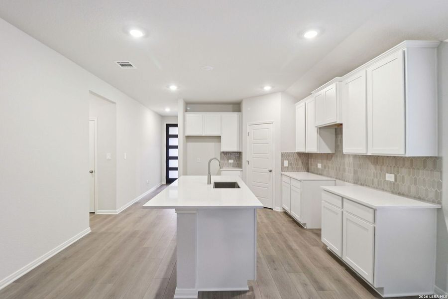 Furnished interior view inside a new home in Kallison Ranch, San Antonio (Image 8).