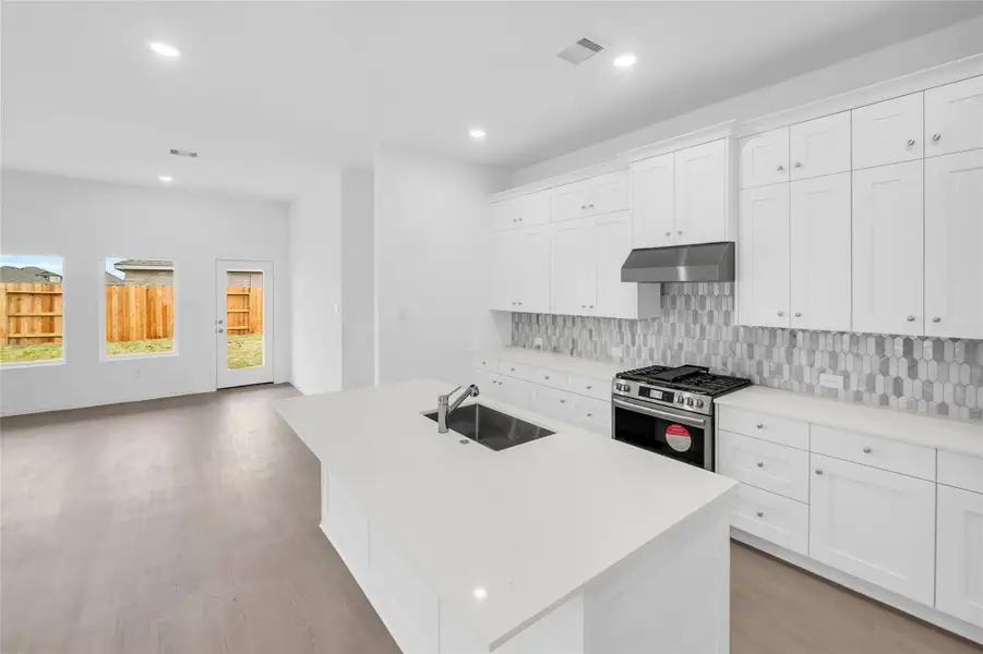 Pics are not of actual home.  They are a representative of a home of the same floor plan