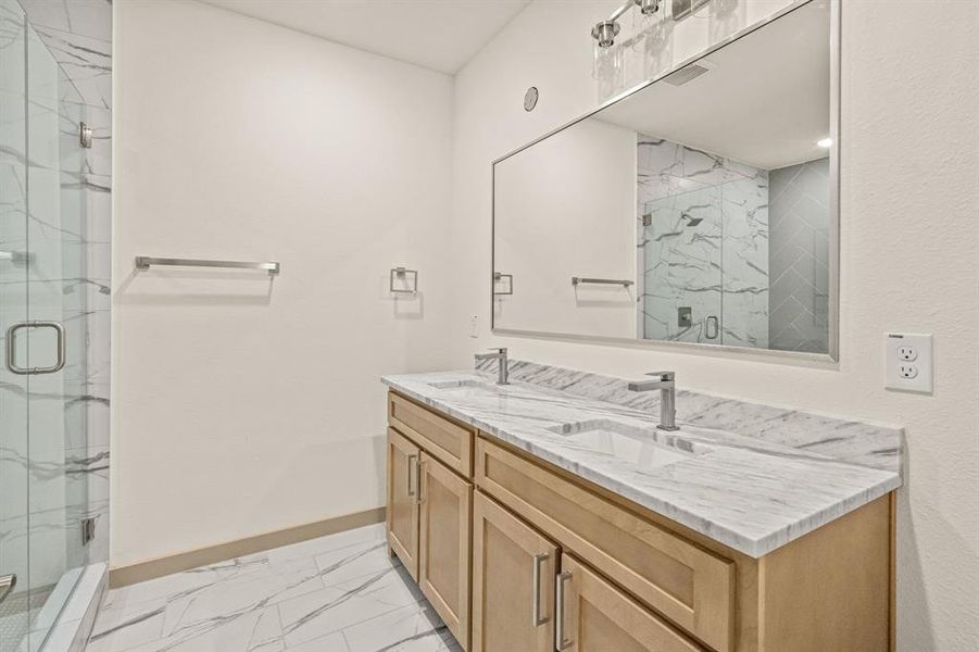 Furnished interior view inside a new home in , Fort Worth (Image 6).