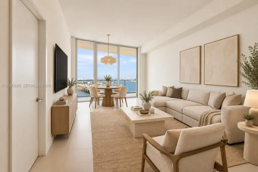 Furnished interior view inside a new home in , Miami (Image 4). Furnished interior view inside a new home in , Miami (Image 4).