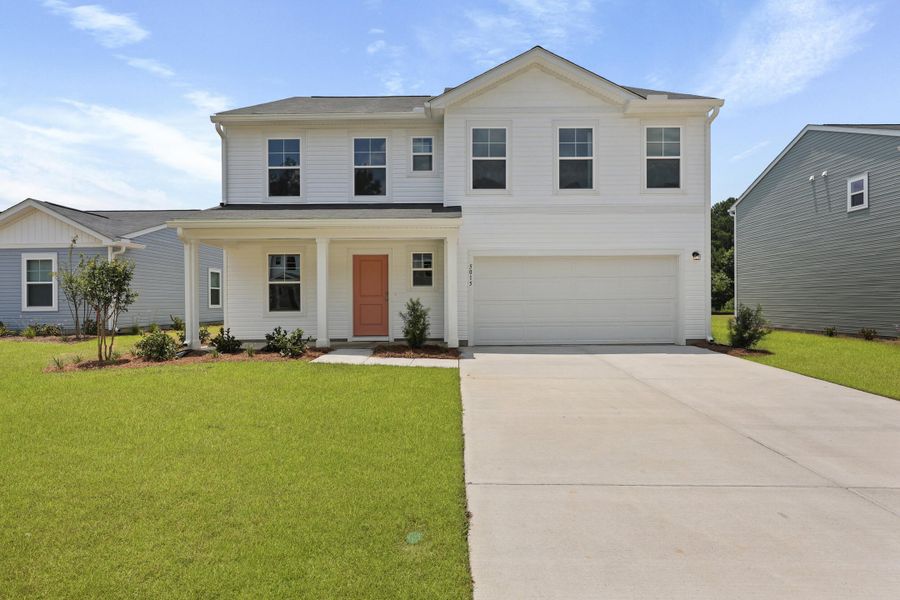 Front exterior of a new home in , Ladson, SC, highlighting curb appeal (Image 26). Front exterior of a new home in , Ladson, SC, highlighting curb appeal (Image 26).