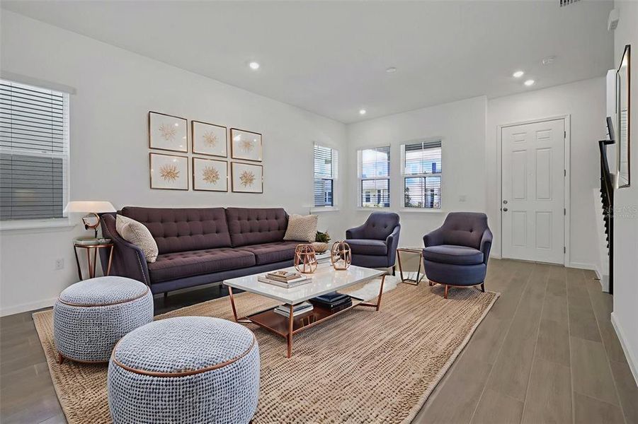 Furnished interior view inside a new home in Serenade at Ovation, Winter Garden (Image 6).