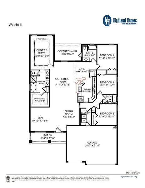 Westin II - Home Layout