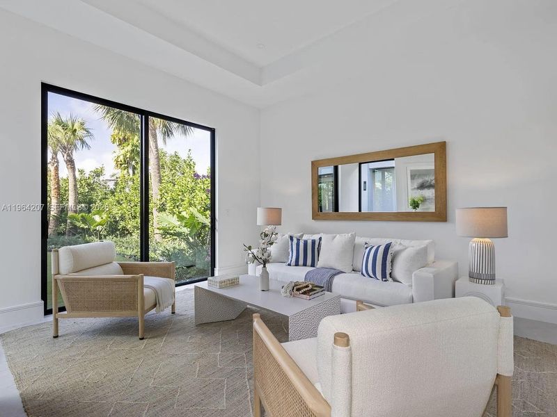 Furnished interior view inside a new home in , West Palm Beach (Image 40).