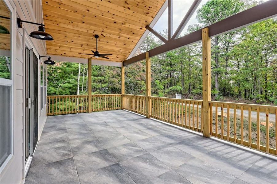 Exterior details and patio area of a home in , Clayton (Image 59).