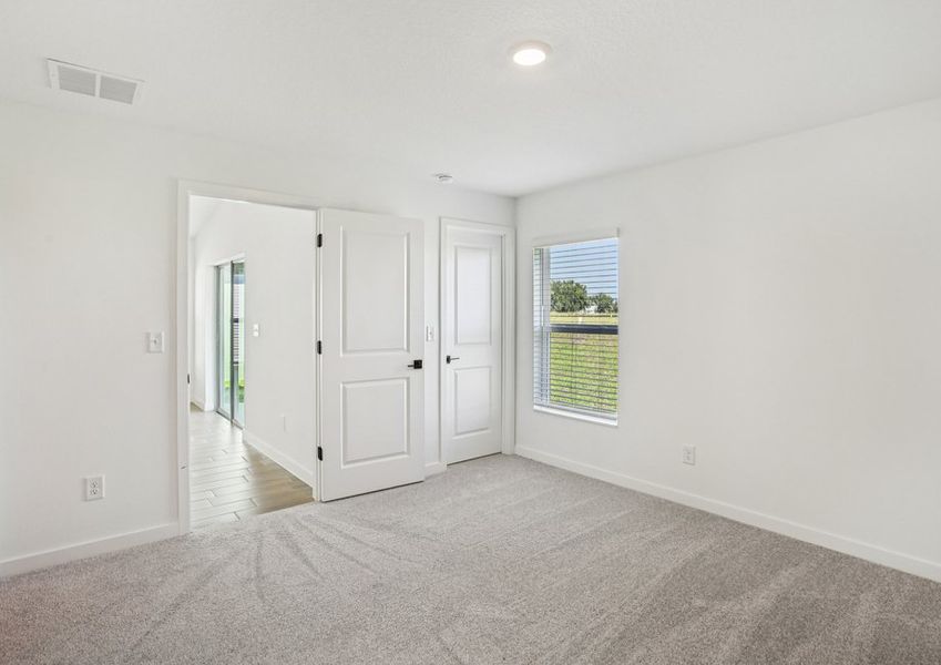 Rest and relaxation await in the master bedroom Rest and relaxation await in the master bedroom