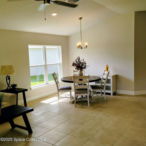 Furnished interior view inside a new home in St. John Preserve, Palm Bay (Image 11). Furnished interior view inside a new home in St. John Preserve, Palm Bay (Image 11).