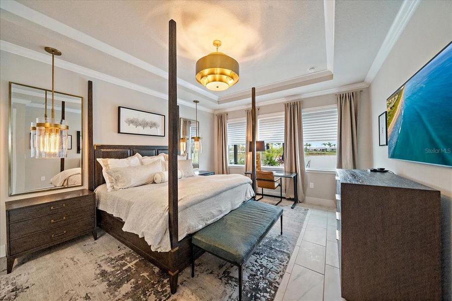 Furnished interior view inside a new home in , Venice (Image 32).